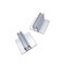 The Pencil Grip Personal Space Desk Divider Feet, Clear - Pack of 48